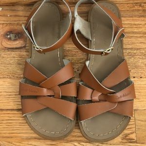 W’s Original Saltwater Sandals, Tan, size 8